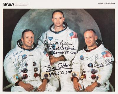 Lot #390 Apollo 11 Signed Photograph - Image 1