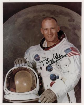 Lot #403 Buzz Aldrin Signed Photograph - Image 1