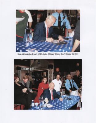 Lot #403 Buzz Aldrin Signed Photograph - Image 2