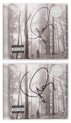 Lot #764 Taylor Swift (2) Signed CDs - Folklore - Image 1