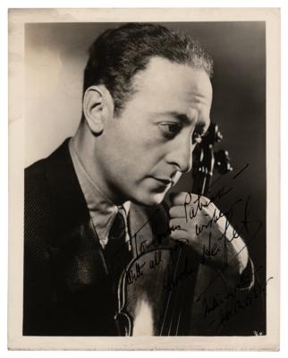 Lot #658 Jascha Heifetz Signed Photograph - Image 1