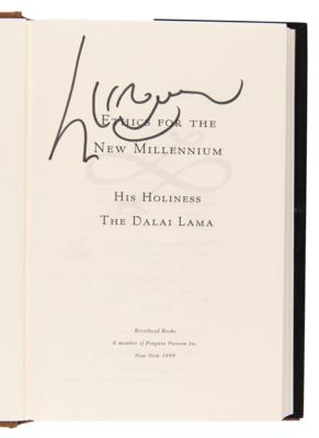 Lot #257 Dalai Lama Signed Book - Ethics for the New Millenium - Image 4