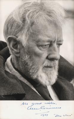 Lot #917 Star Wars: Alec Guinness Signed Photograph - Image 1