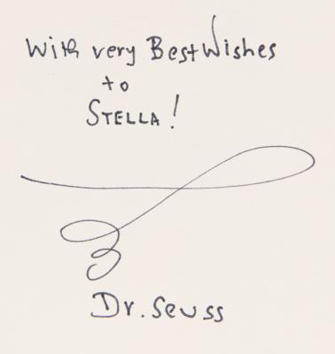 Lot #614 Dr. Seuss Signed Book - Oh, the Places You'll Go! - Image 2