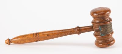 Lot #359 USS Constitution 1927 Restoration Hull Wood Gavel - Image 2