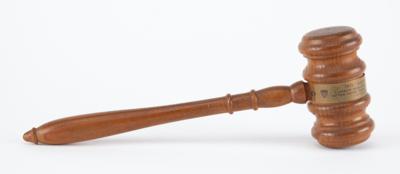 Lot #329 White House 1927 Wood Relic Gavel - Image 1