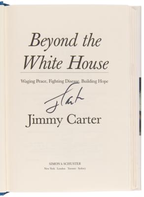 Lot #45 Jimmy Carter (3) Signed Books: Nobel Peace Prize Lecture, The Hornet’s Nest, and Beyond the White House - Image 4