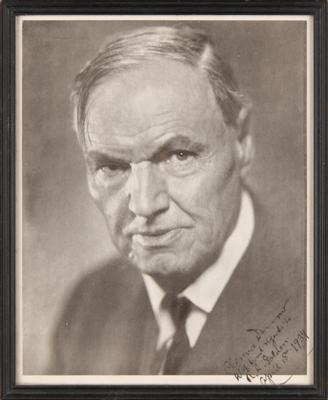 Lot #258 Clarence Darrow Signed Photograph - Image 2