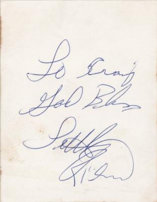 Lot #704 Little Richard Signature - Image 1