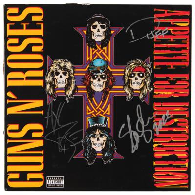 Lot #697 Guns n' Roses Signed Album - Appetite for Destruction - Image 1