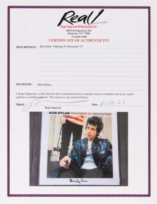 Lot #640 Bob Dylan Signed Album - Highway 61 Revisited - Image 6