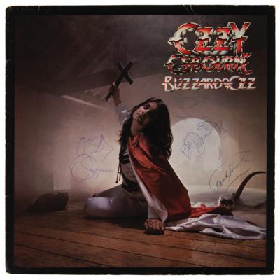 Lot #713 Ozzy Osbourne and Randy Rhoades Signed Album - Blizzard of Ozz - Image 1