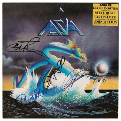 Lot #671 Asia Signed Album - Self-Titled Debut - Image 1