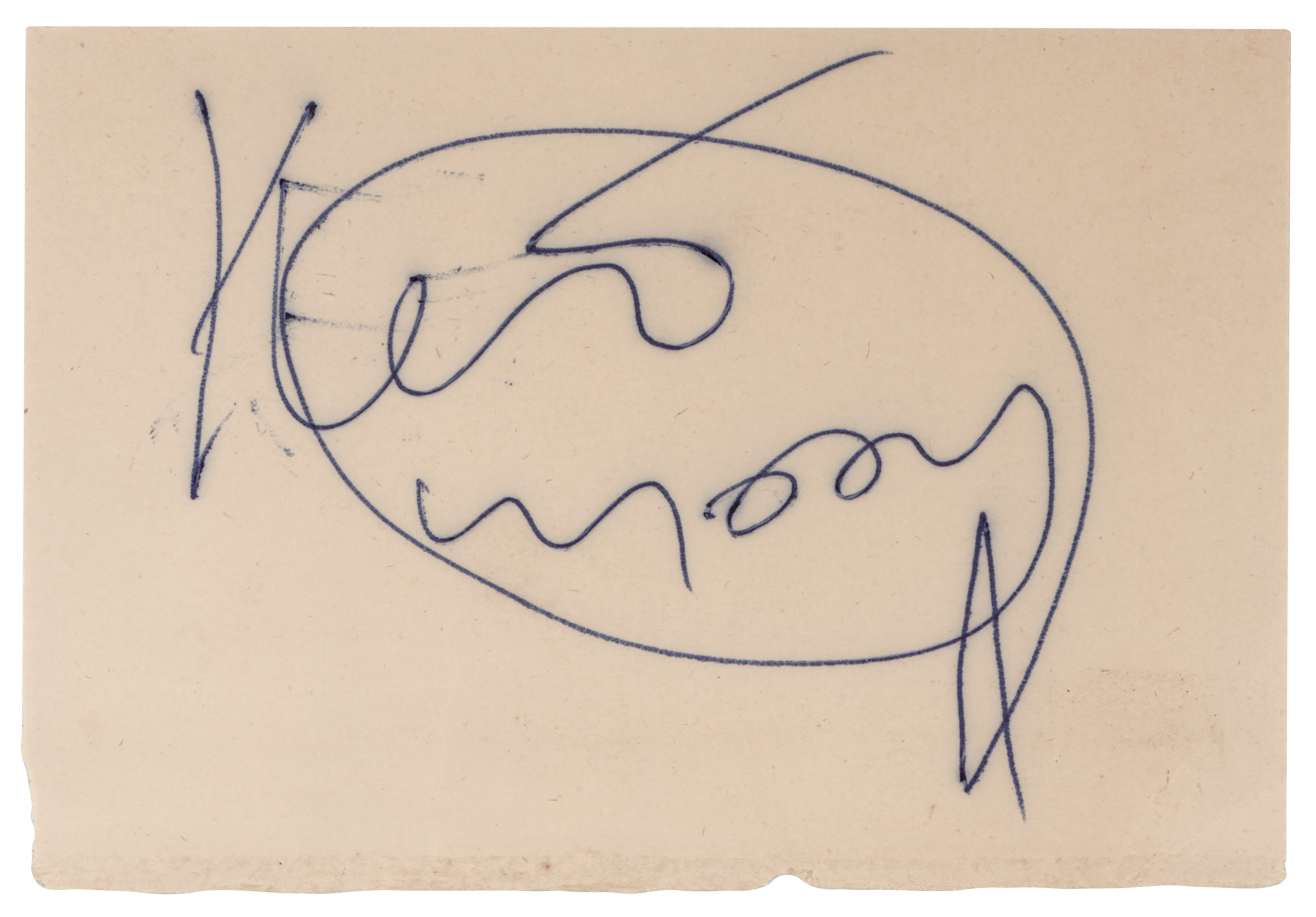 Lot #742 The Who: Keith Moon Signature - Image 1