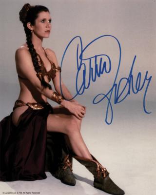 Lot #916 Star Wars: Carrie Fisher Signed Photograph - Image 1