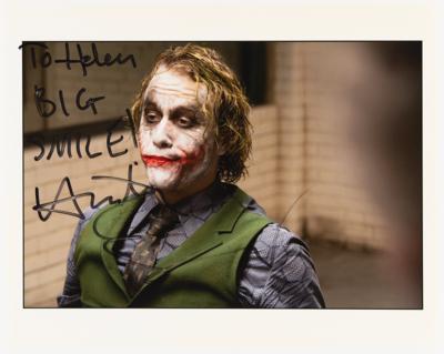 Lot #781 Heath Ledger Signed Photograph as The Joker - Image 1