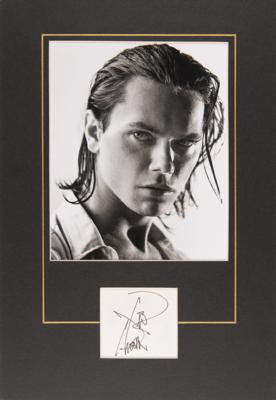 Lot #892 River Phoenix Signature