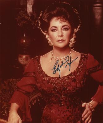 Lot #923 Elizabeth Taylor Signed Photograph - Image 1