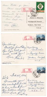 Lot #100 Richard and Pat Nixon Signed Postcard