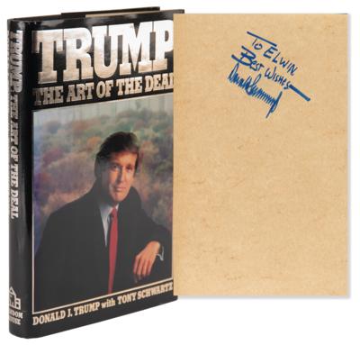 Lot #127 Donald Trump Signed Book - The Art of the Deal - Image 1