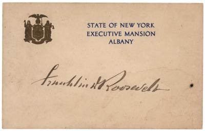 Lot #112 Franklin D. Roosevelt Signature - Image 1