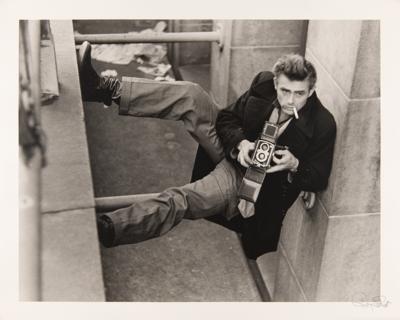 Lot #822 James Dean Oversized Original Photograph by Roy Schatt - Image 1