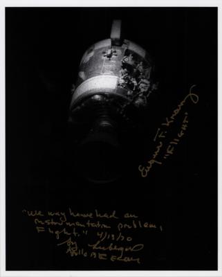 Lot #459 Gene Kranz and Sy Liebergot Signed Photograph - Image 1