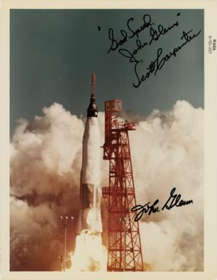 Lot #448 John Glenn and Scott Carpenter Signed Photograph - Image 1