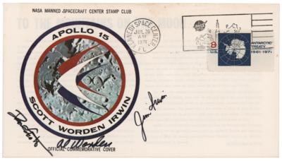 Lot #419 Apollo 15 Signed Insurance Cover - From the Personal Collection of Al Worden - Image 1