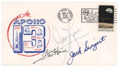 Lot #393 Apollo 13 Signed Launch Day Cover