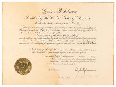 Lot #24 Lyndon B. Johnson Document Signed as