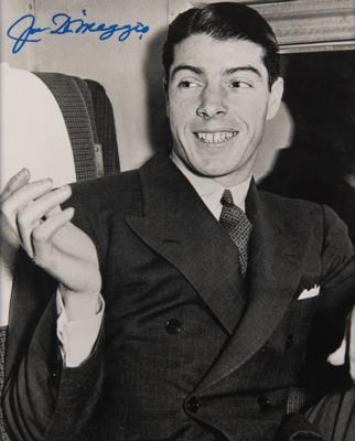 Lot #953 Joe DiMaggio Signed Photograph