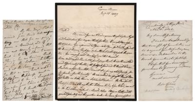 Lot #290 King George III Children (3) Autograph Letters Signed: Princess Augusta Sophia and Princes Adolphus and Augustus Frederick - Image 1