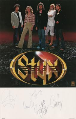 Lot #736 Styx Signed Poster - Image 1