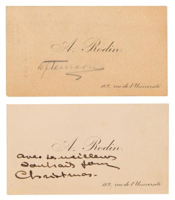 Lot #526 Auguste Rodin Autograph Letter Signed - Image 5