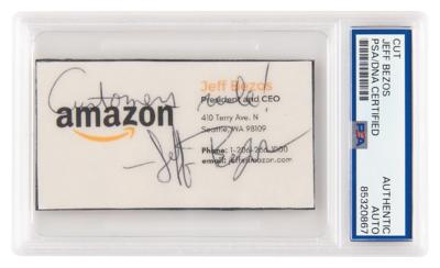 Lot #235 Jeff Bezos Signature - "Customers rule!" - Image 1