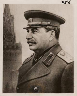 Lot #318 Joseph Stalin Original Wirephoto (1947) - Image 2