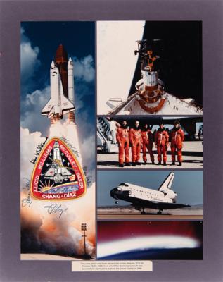 Lot #492 STS-34 Crew-Signed Flown Patch Display - Image 1