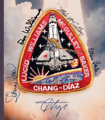 Lot #492 STS-34 Crew-Signed Flown Patch Display - Image 2