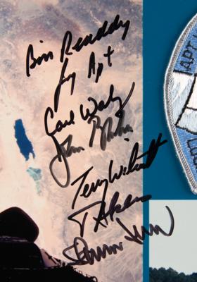 Lot #496 STS-79 Crew-Signed Flown Patch Display - Image 2