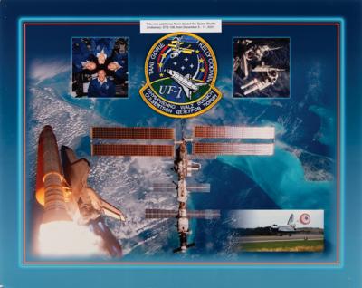 Lot #490 STS-108 Flown Patch Display - Image 1