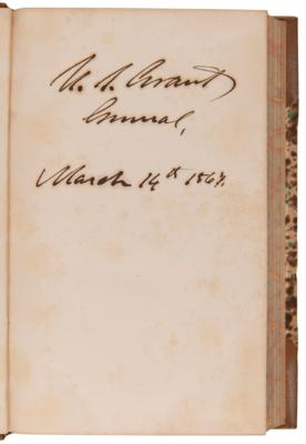 Lot #15 U. S. Grant Signed Book - Report of the Commissioner of Internal Revenue (1866) - Image 4