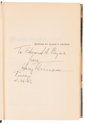 Lot #120 Harry S. Truman (2) Signed Books - Memoirs - Image 3