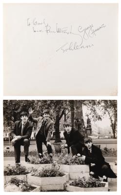 Lot #637 Beatles Signed Photograph - Pictured at