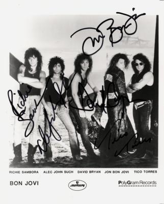 Lot #678 Bon Jovi Signed Photograph