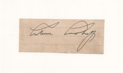 Lot #58 Calvin Coolidge Signature - Image 1