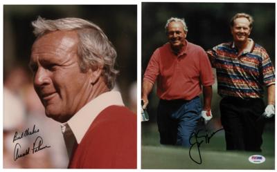 Lot #965 Arnold Palmer and Jack Nicklaus (2)