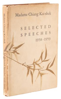 Lot #250 Madame Chiang Kai-shek Signed Book - Selected Speeches, 1958-1959 - Image 3