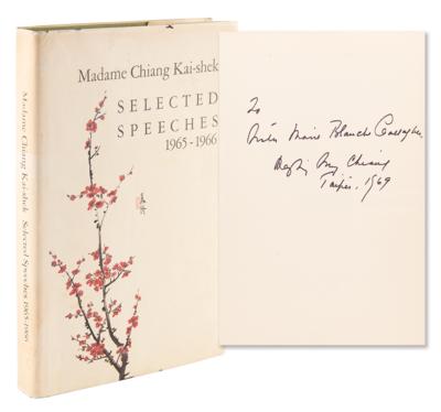 Lot #251 Madame Chiang Kai-shek Signed Book -