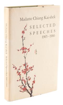 Lot #251 Madame Chiang Kai-shek Signed Book - Selected Speeches, 1965-1966 - Image 3